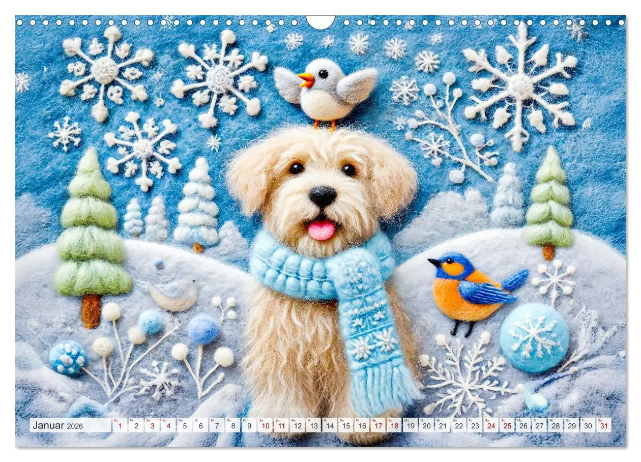Bild: 9783457269107 | Niedliche Filzhunde - Liebevolle Ideen aus Filz und Wolle...