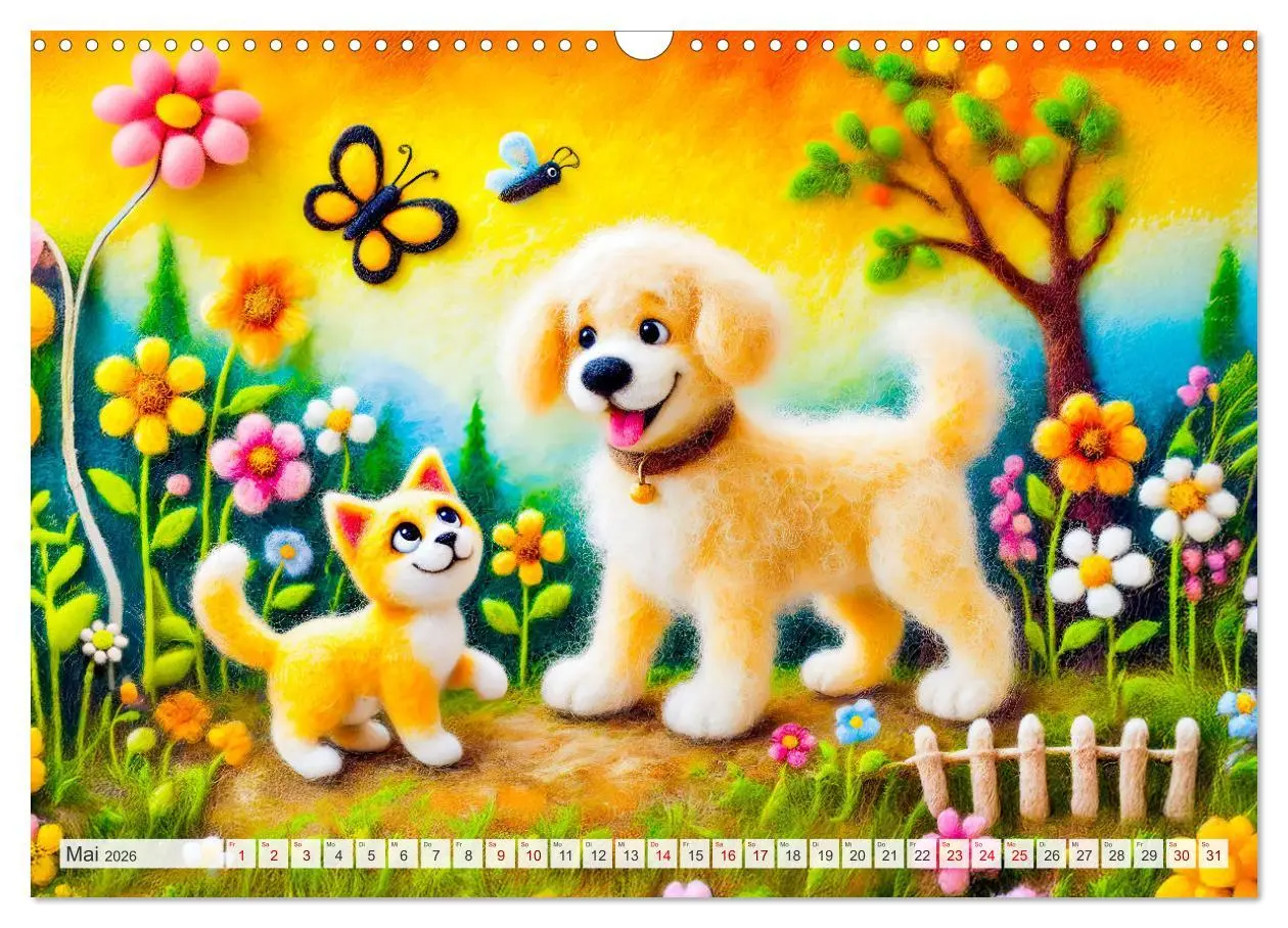 Bild: 9783457269107 | Niedliche Filzhunde - Liebevolle Ideen aus Filz und Wolle...