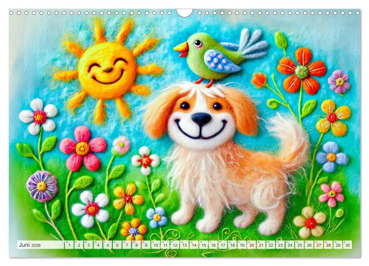 Bild: 9783457269107 | Niedliche Filzhunde - Liebevolle Ideen aus Filz und Wolle...