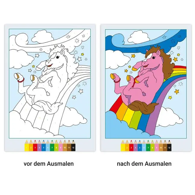 Bild: 9783473489107 | CreArt Malen nach Zahlen ab 5: Zauberponys | Maja Wagner | Taschenbuch