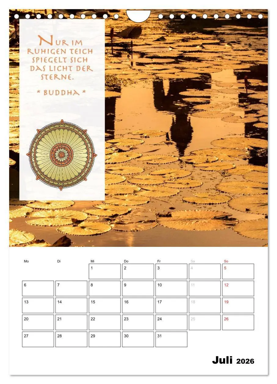 Bild: 9783516429107 | BUDDHAS ZITATE Buddhistische Weisheiten (Wandkalender 2026 DIN A4...