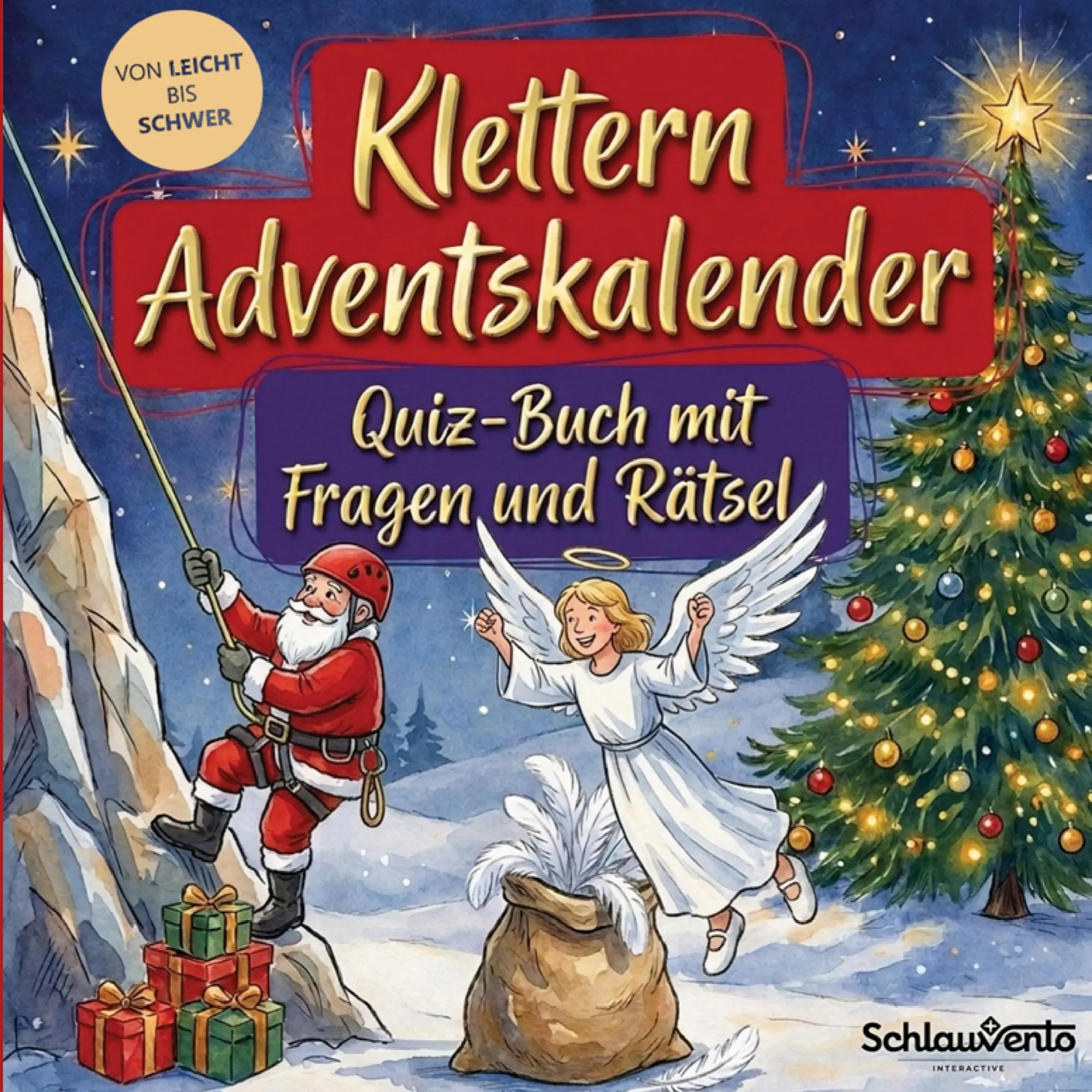 Cover: 9783693199107 | Klettern-Adventskalender: Quiz-Buch mit Fragen und Rätsel | Buch