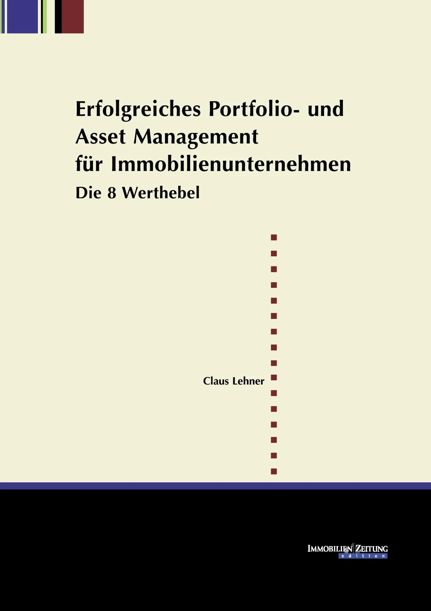 Cover: 9783940219107 | Erfolgreiches Portfolio- und Asset Management für...