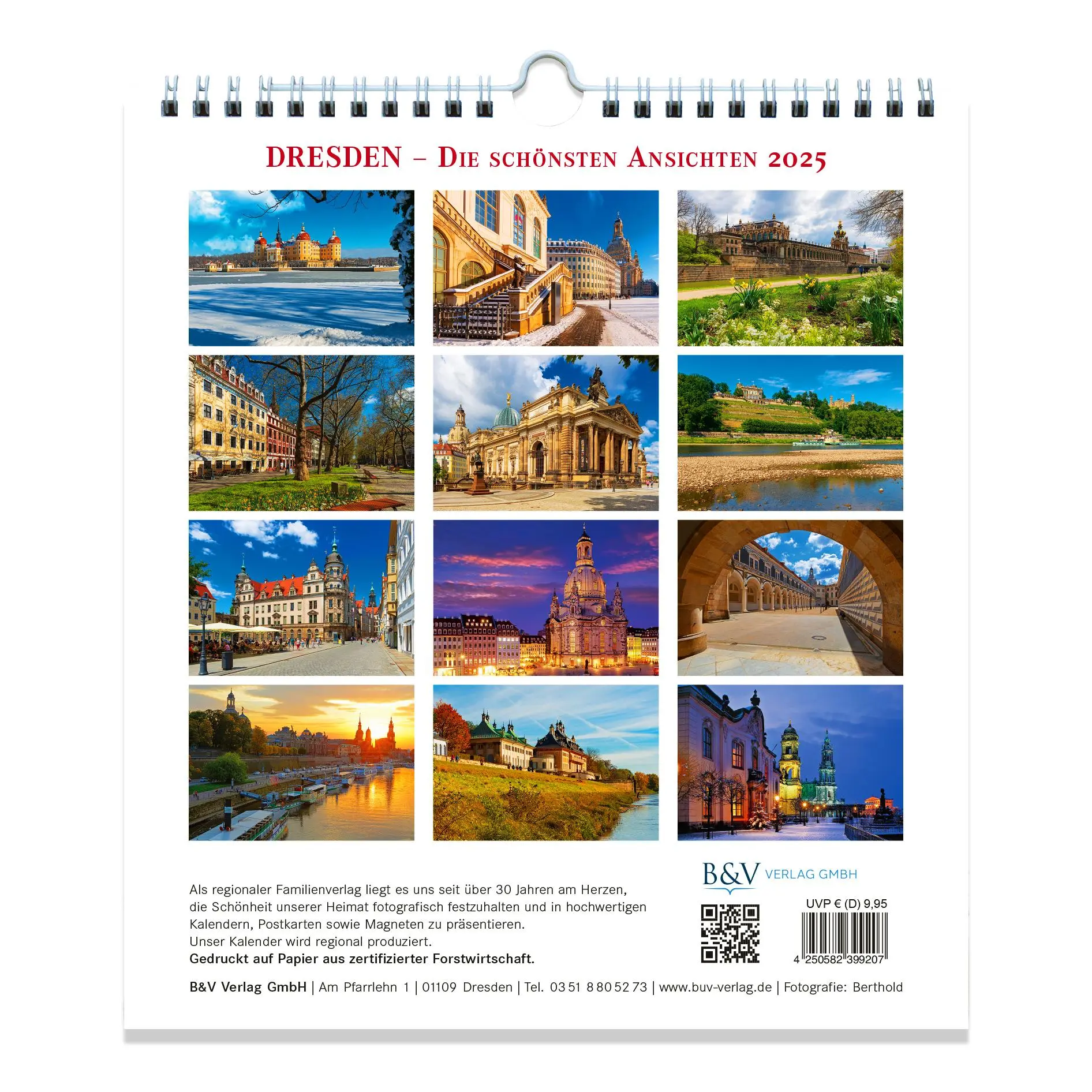 Bild: 4250582399207 | Kalender Dresden 2026 - Die schönsten Ansichten | Kalender | Deutsch