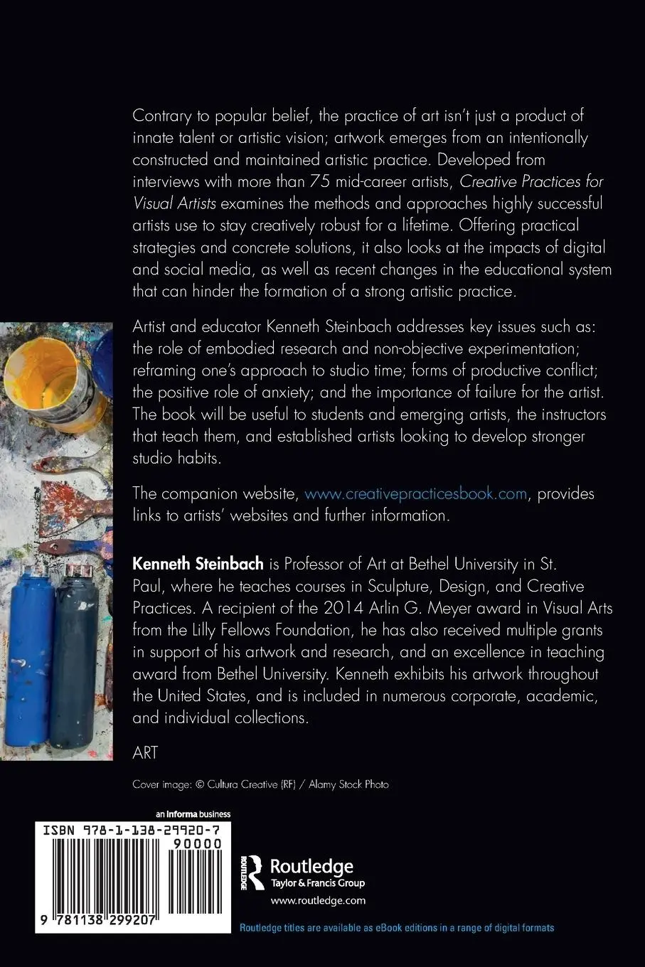 Rückseite: 9781138299207 | Creative Practices for Visual Artists | Time, Space, Process | Buch