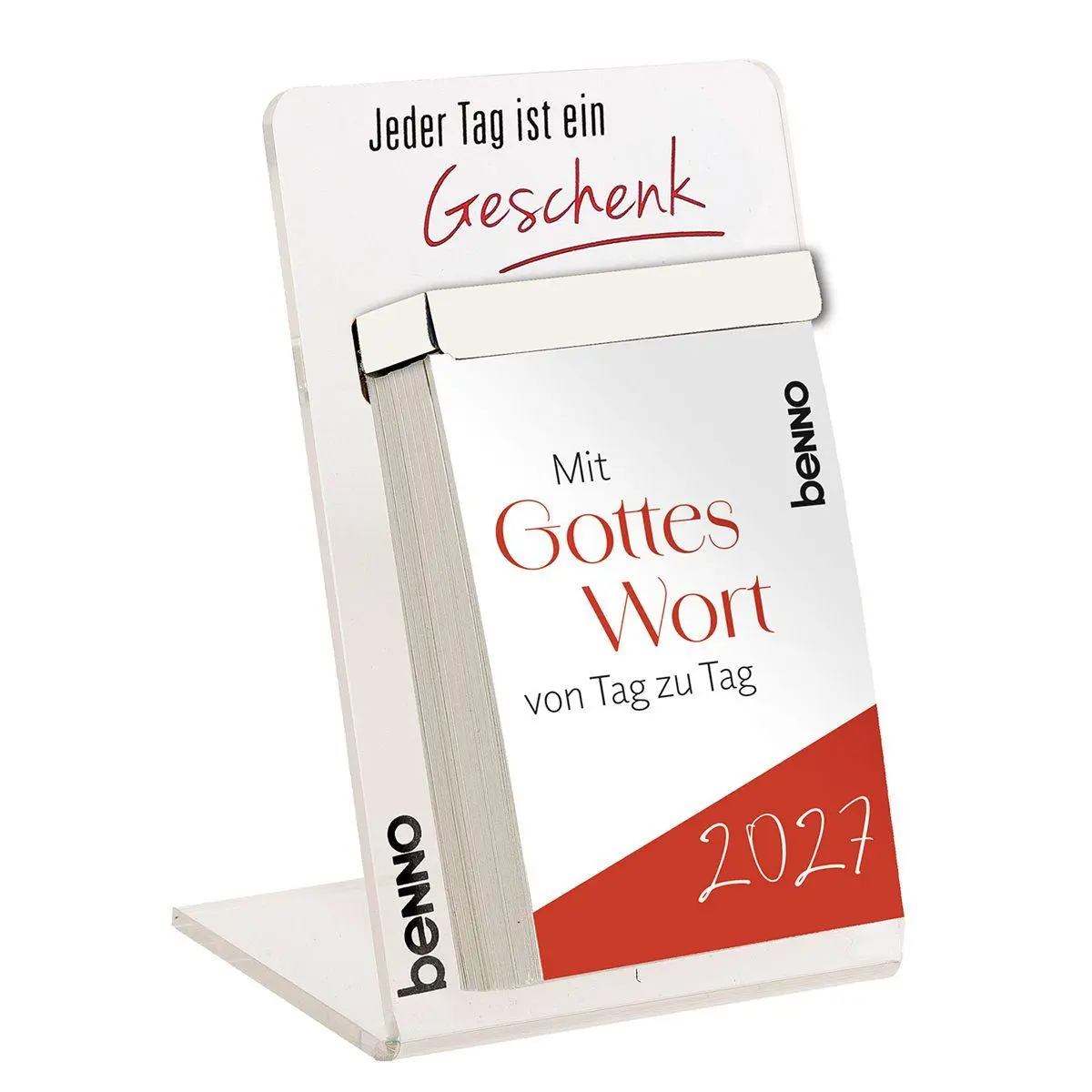 Bild: 9783746269207 | Mit Gottes Wort von Tag zu Tag 2027 | mit Acrylglas-Aufsteller | 2027