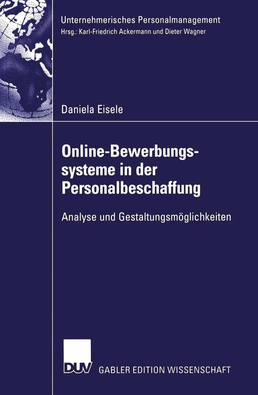 Cover: 9783824479207 | Online-Bewerbungssysteme in der Personalbeschaffung | Daniela Eisele