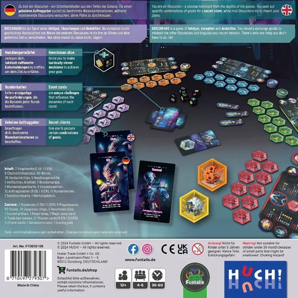 Bild: 710497279307 | Obscurians - Retail Edition | Rocky Bogdanski (u. a.) | Spiel | Karton
