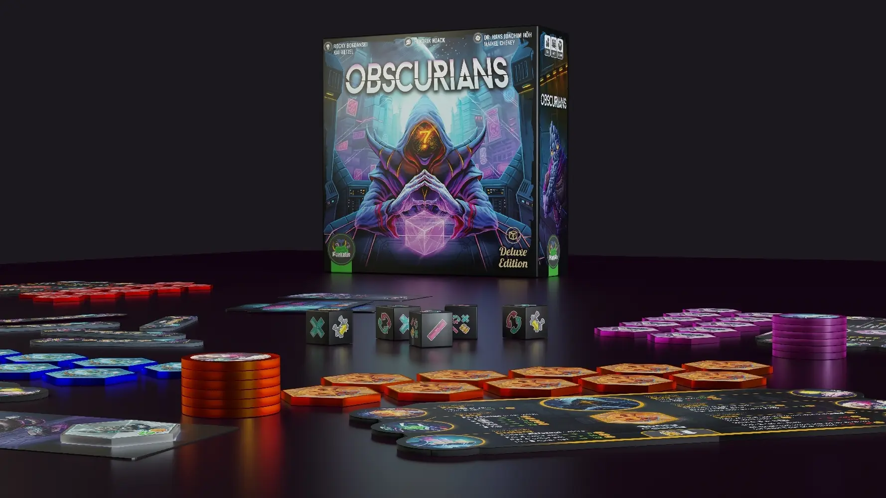 Bild: 710497279307 | Obscurians - Retail Edition | Rocky Bogdanski (u. a.) | Spiel | Karton