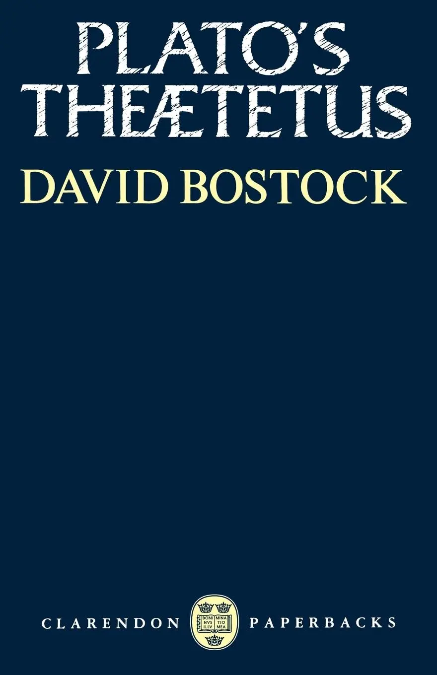 Cover: 9780198239307 | Plato's Theaetetus | David Bostock | Taschenbuch | Englisch | 1991