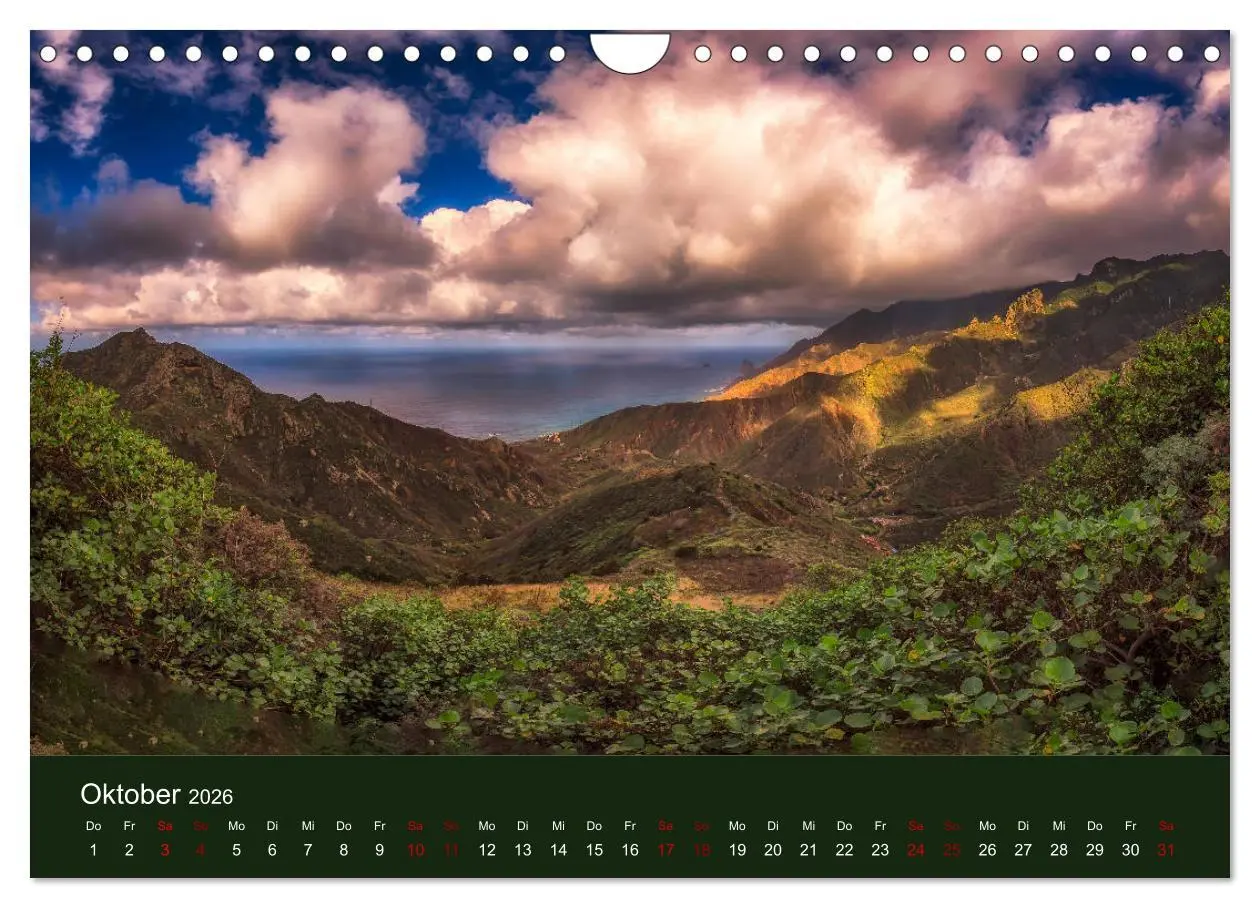 Bild: 9783457869307 | Bezauberndes Teneriffa (Wandkalender 2026 DIN A4 quer), CALVENDO...