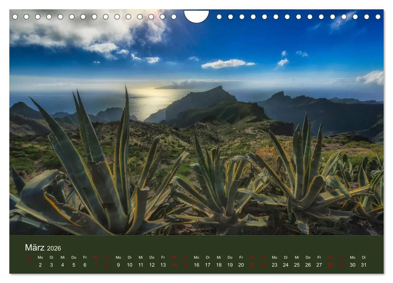 Bild: 9783457869307 | Bezauberndes Teneriffa (Wandkalender 2026 DIN A4 quer), CALVENDO...