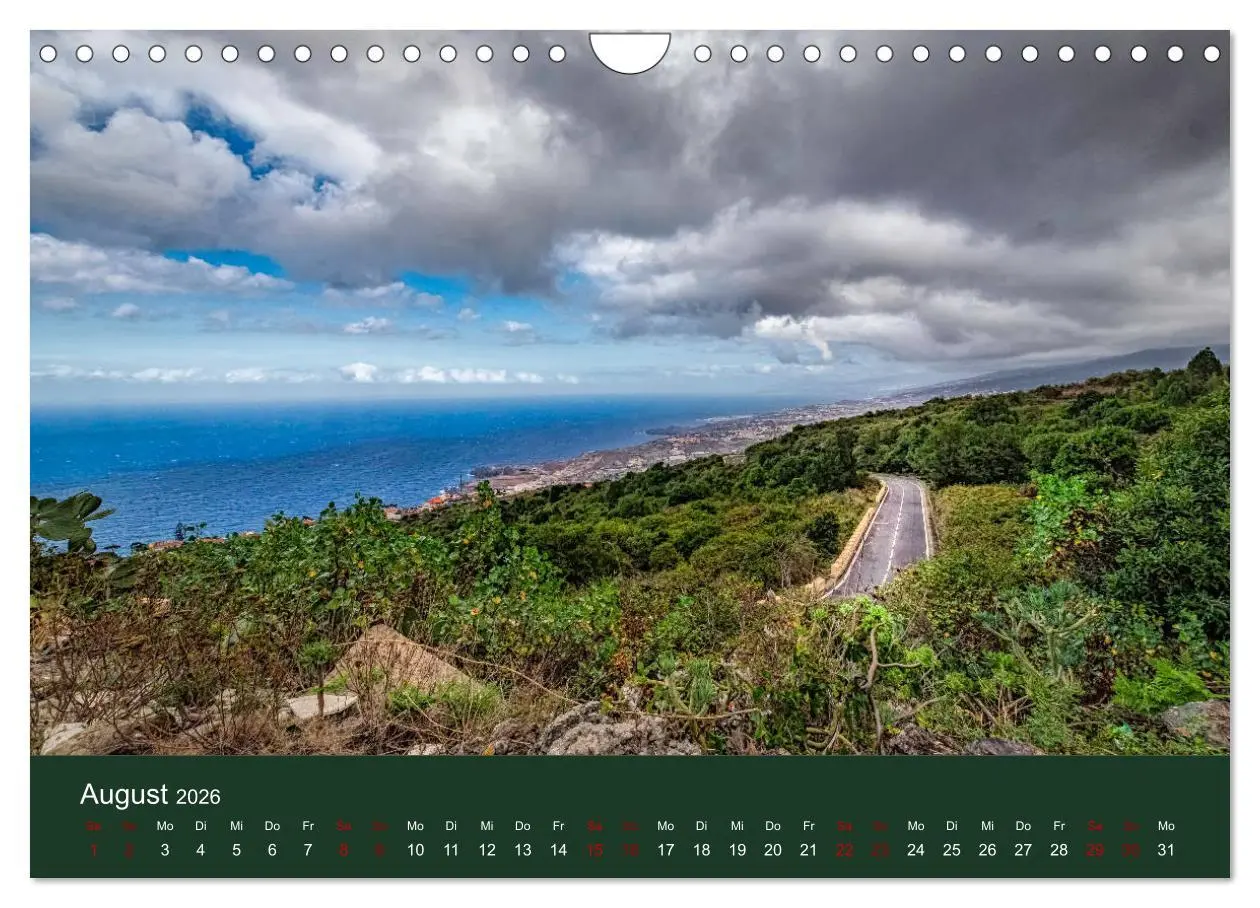 Bild: 9783457869307 | Bezauberndes Teneriffa (Wandkalender 2026 DIN A4 quer), CALVENDO...