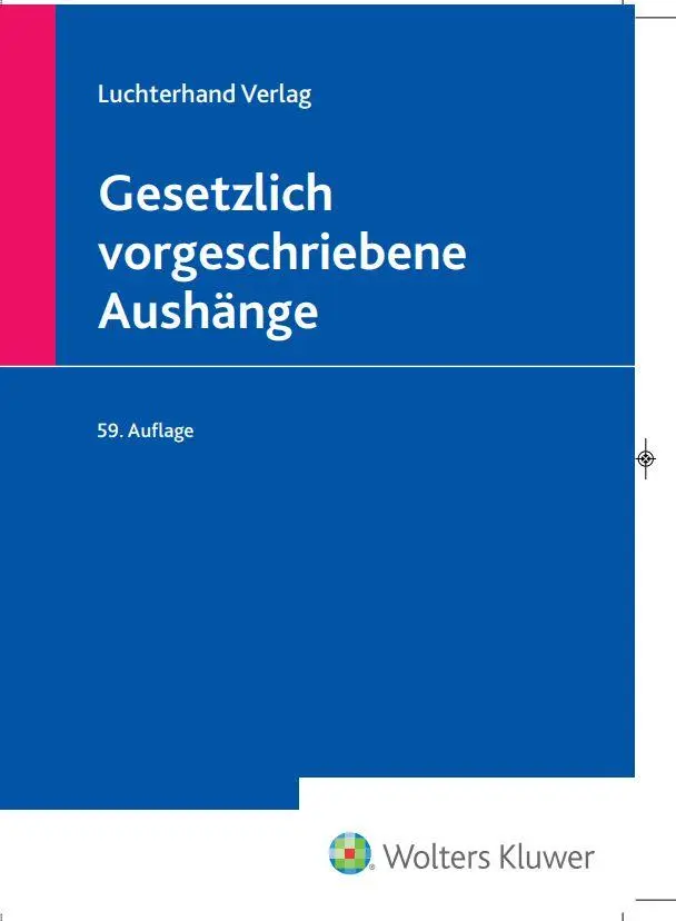 Gesetzlich vorgeschriebene Aushänge 2026