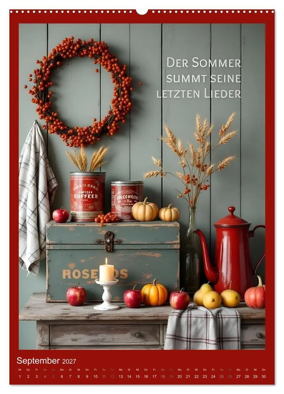 Bild: 9783516889307 | Zwischen Bullerbü und Lönneberga (hochwertiger Premium Wandkalender...