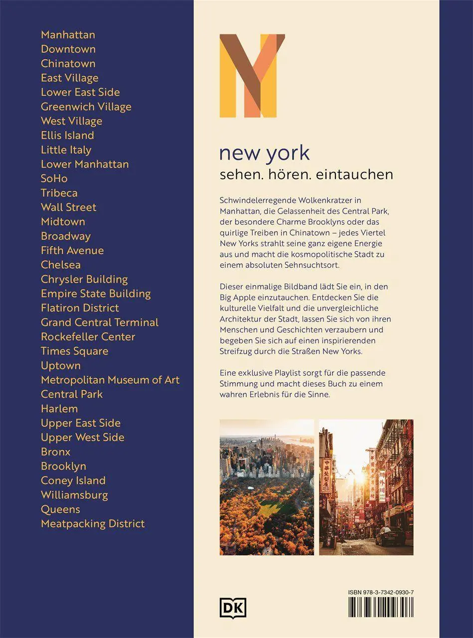 Bild: 9783734209307 | New York: Sehen. Hören. Eintauchen | DK Verlag - Reise | Buch | 298 S.