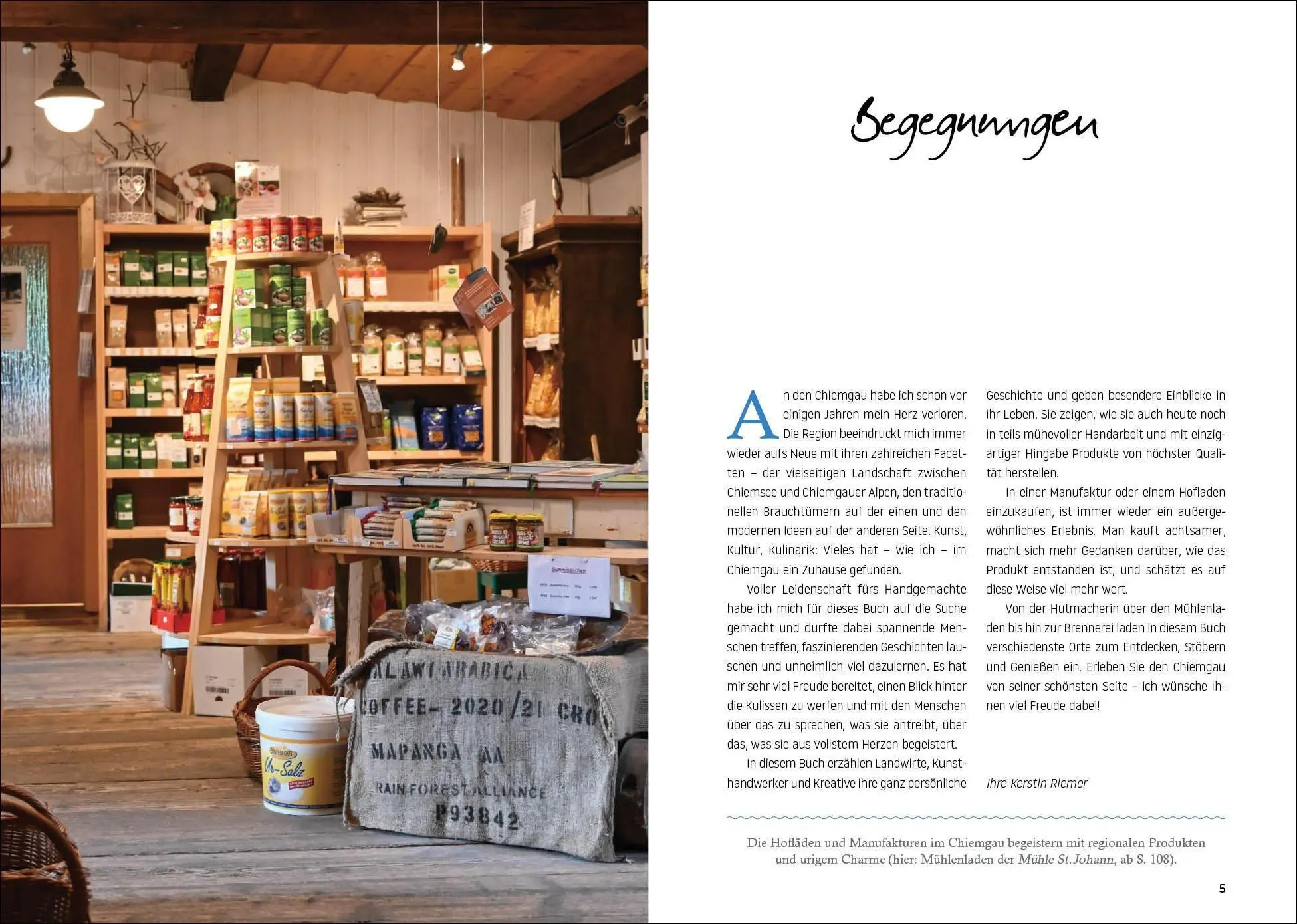 Bild: 9783862469307 | Hofläden und Manufakturen im Chiemgau | Kerstin Riemer | Taschenbuch