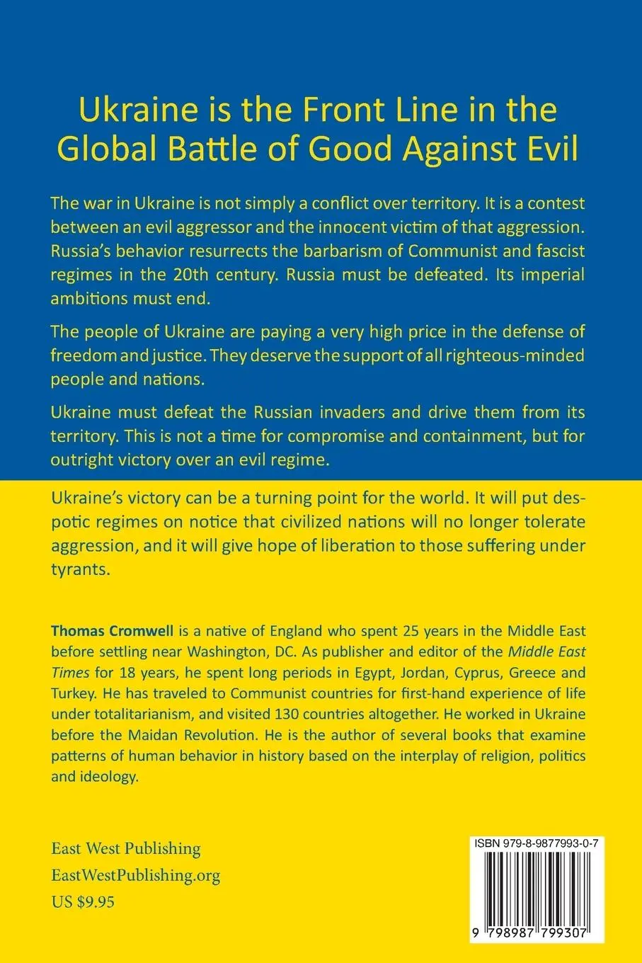 Rückseite: 9798987799307 | Why Ukraine Must Win | Thomas Cromwell | Taschenbuch | Englisch | 2023