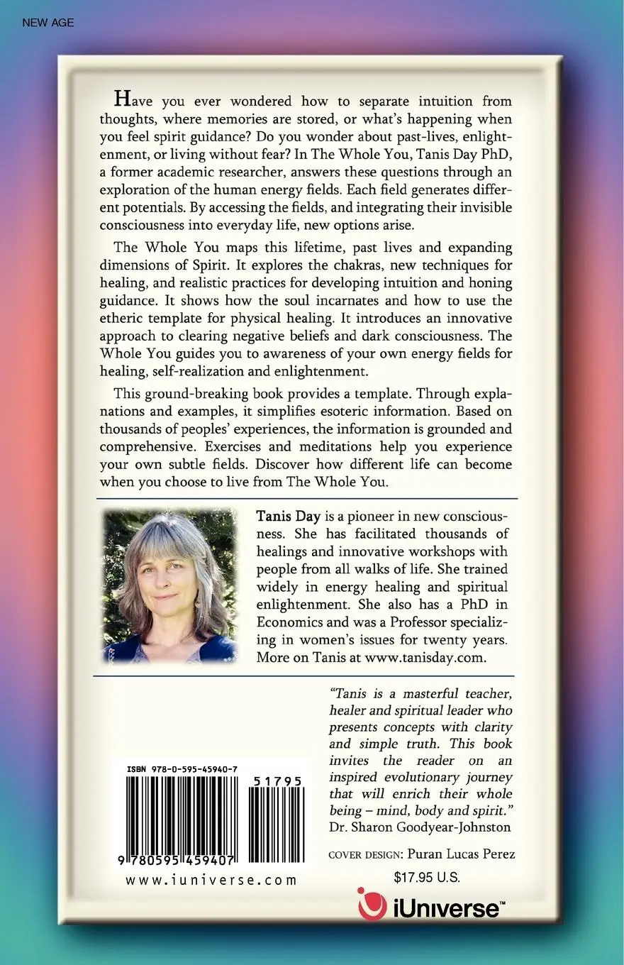 Rückseite: 9780595459407 | The Whole You | Healing and Transformation through Energy Awareness