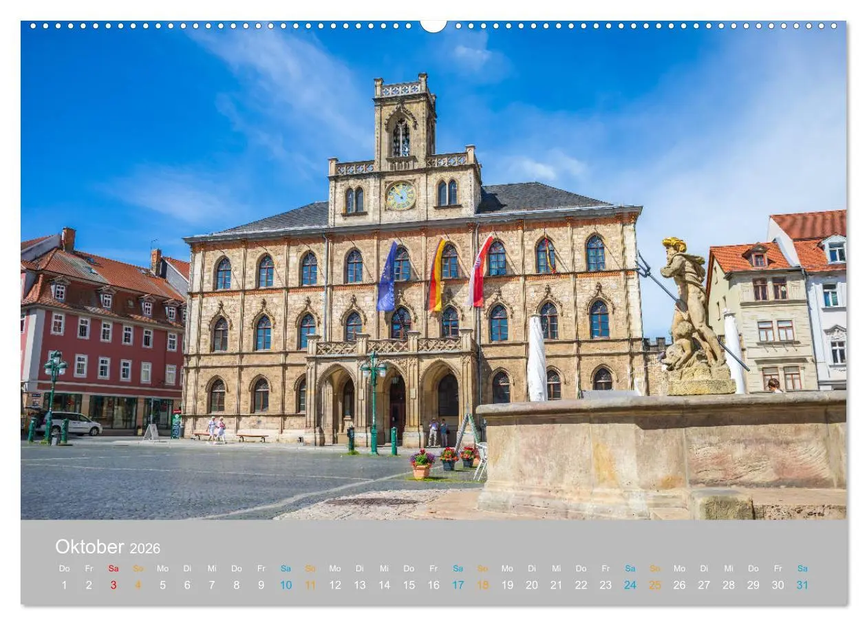 Bild: 9783457789407 | Weimar - das kulturelle Erbe (Wandkalender 2026 DIN A2 quer),...