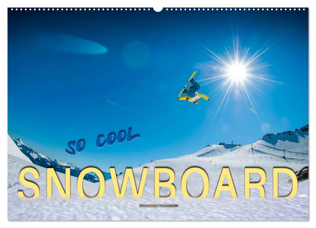 Cover: 9783457859407 | Snowboard - so cool (Wandkalender 2026 DIN A2 quer), CALVENDO...