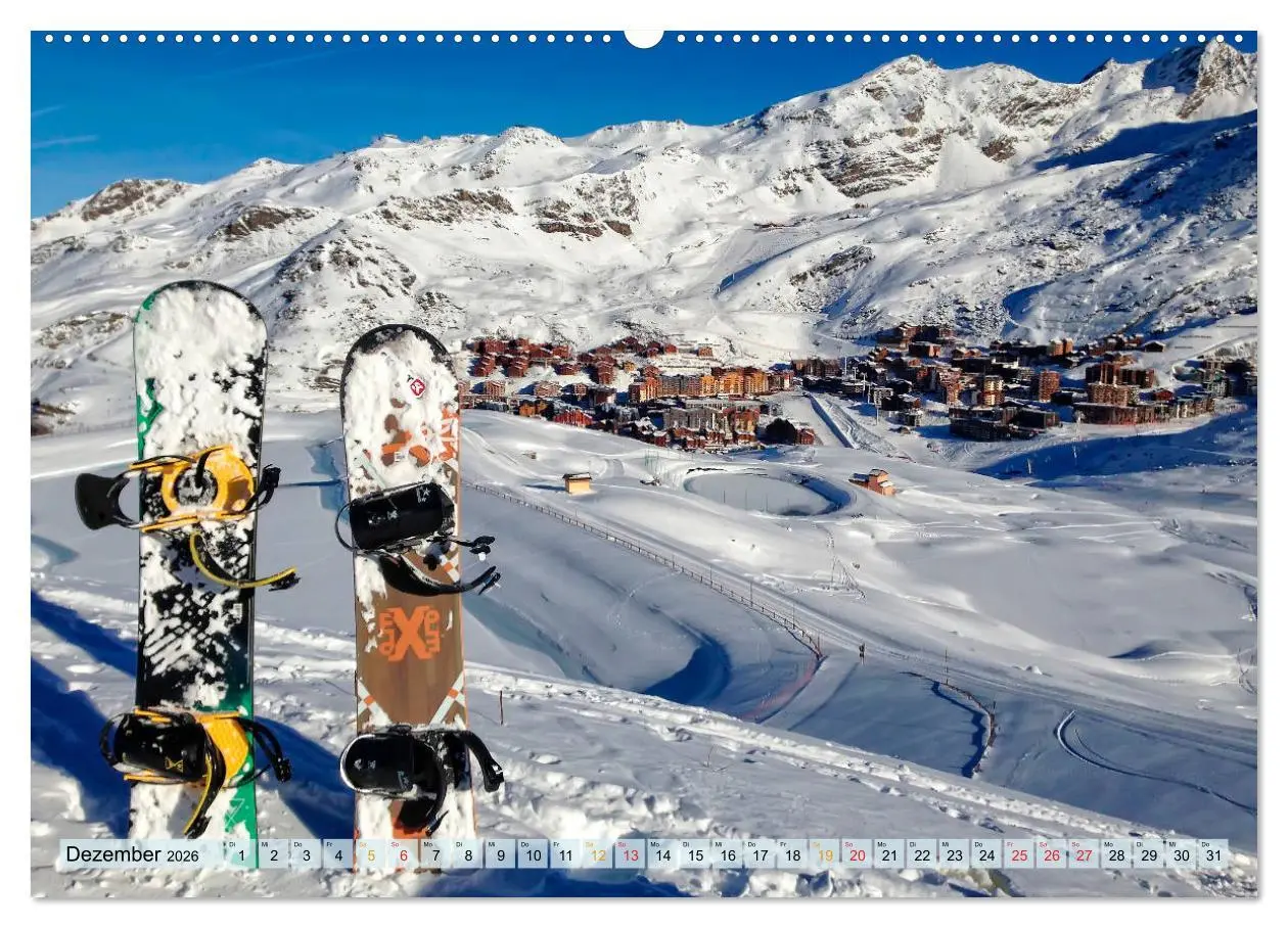 Bild: 9783457859407 | Snowboard - so cool (Wandkalender 2026 DIN A2 quer), CALVENDO...
