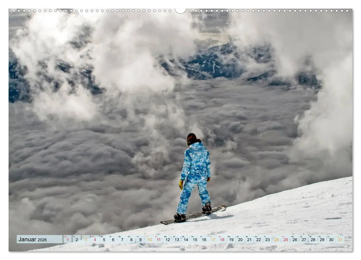 Bild: 9783457859407 | Snowboard - so cool (Wandkalender 2026 DIN A2 quer), CALVENDO...