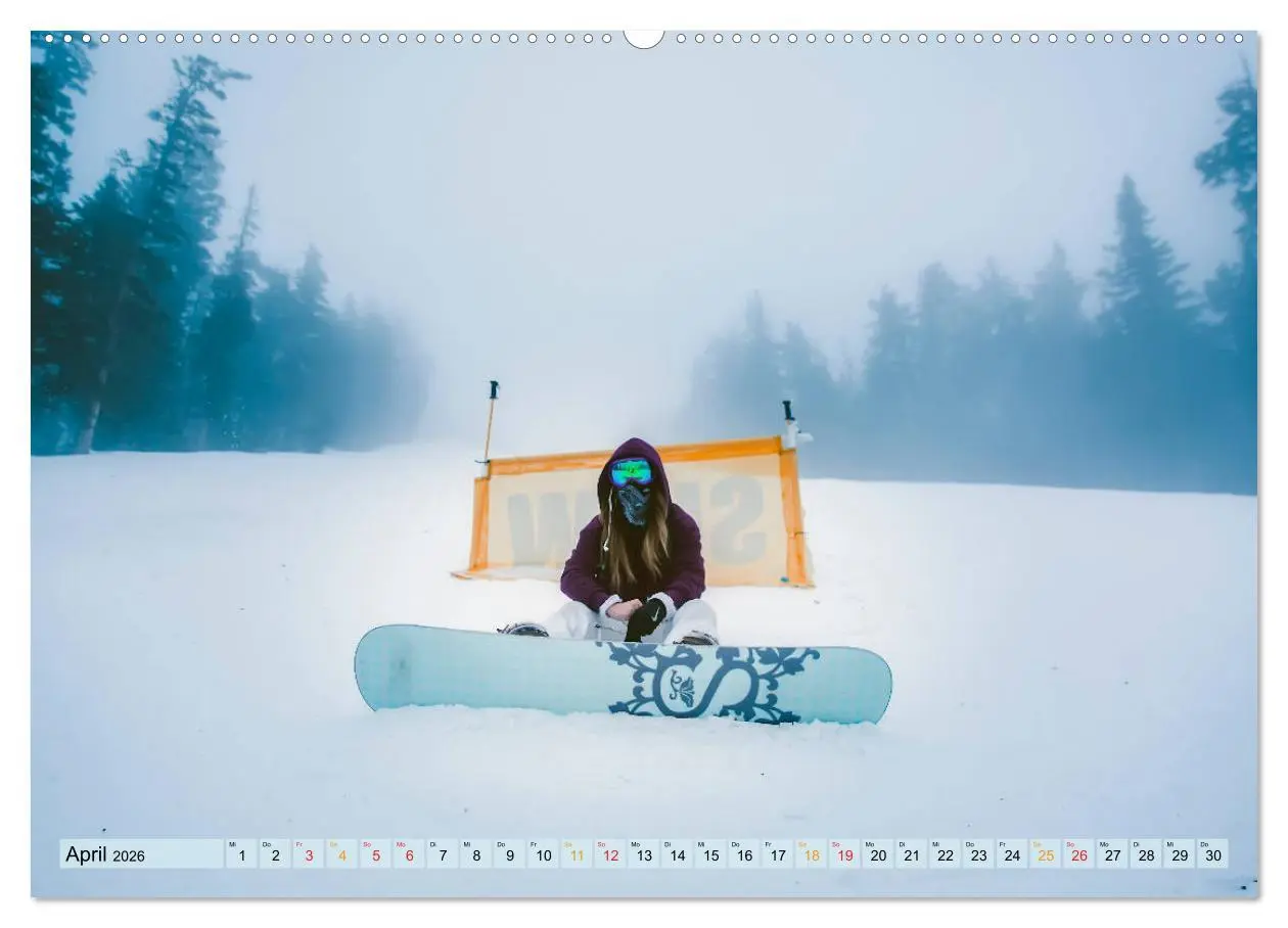 Bild: 9783457859407 | Snowboard - so cool (Wandkalender 2026 DIN A2 quer), CALVENDO...