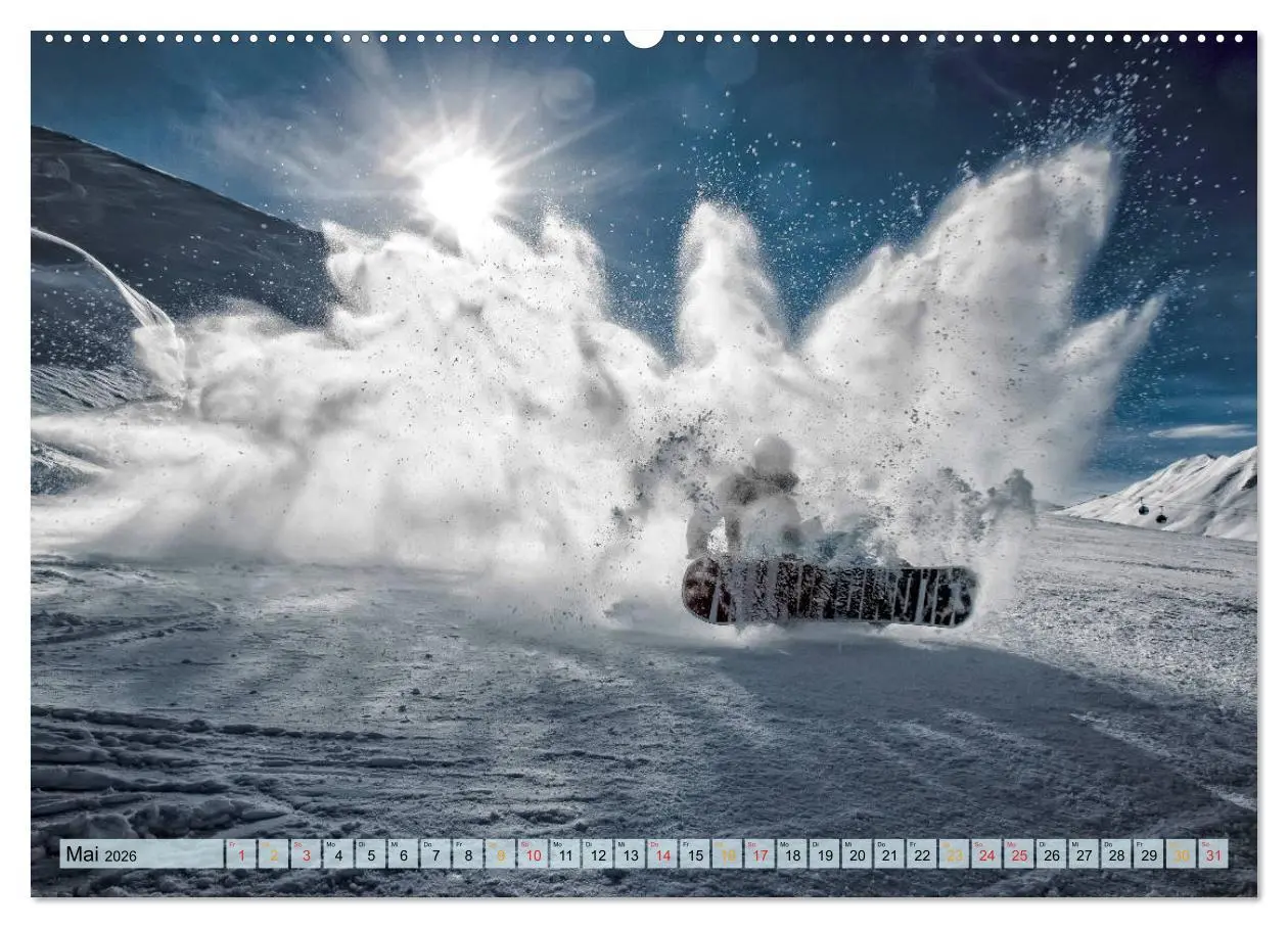 Bild: 9783457859407 | Snowboard - so cool (Wandkalender 2026 DIN A2 quer), CALVENDO...