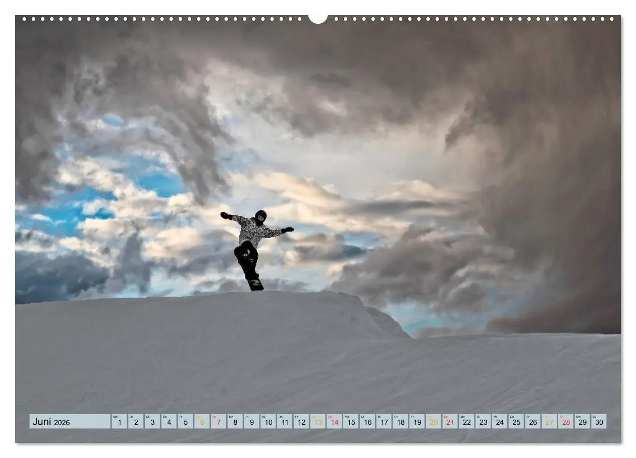 Bild: 9783457859407 | Snowboard - so cool (Wandkalender 2026 DIN A2 quer), CALVENDO...