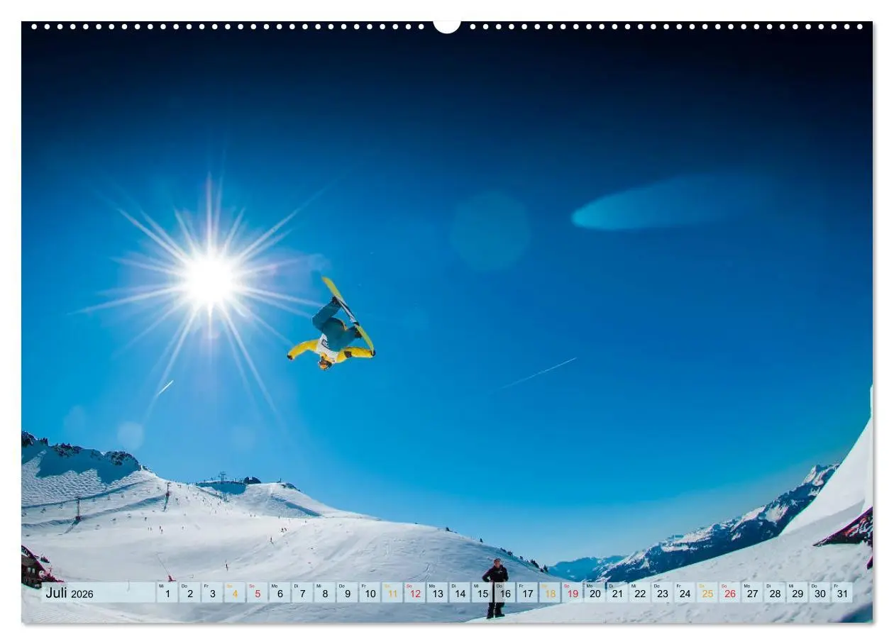 Bild: 9783457859407 | Snowboard - so cool (Wandkalender 2026 DIN A2 quer), CALVENDO...