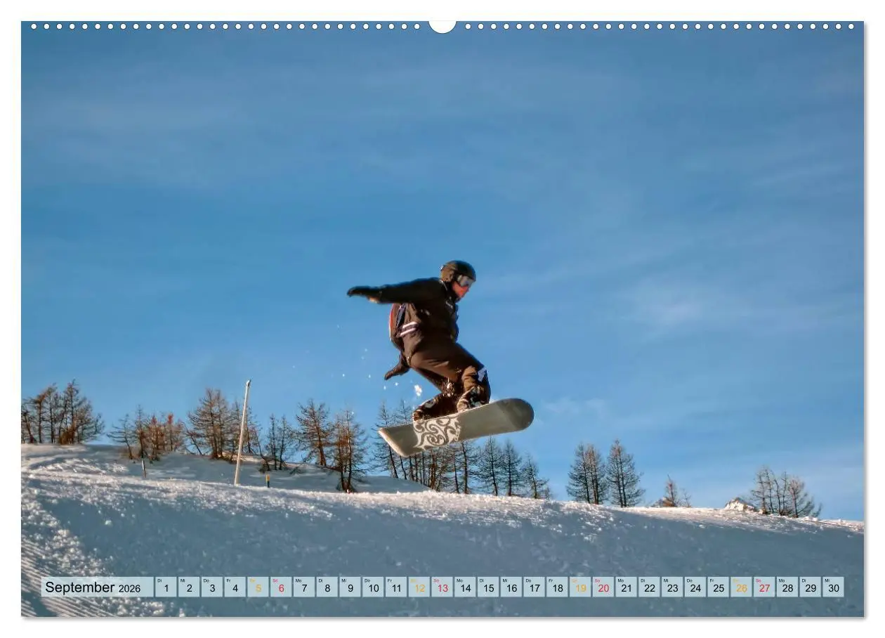 Bild: 9783457859407 | Snowboard - so cool (Wandkalender 2026 DIN A2 quer), CALVENDO...