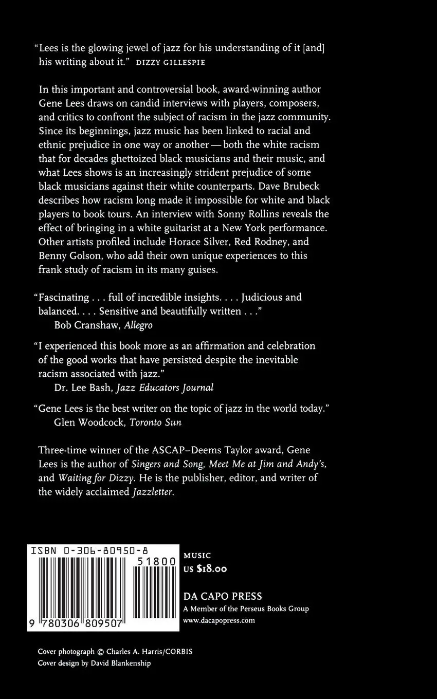 Rückseite: 9780306809507 | Cats of Any Color | Jazz, Black and White | Gene Lees | Taschenbuch
