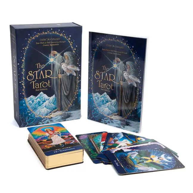 Cover: 9780764359507 | The Star Tarot | Your Path to Self-Discovery Through Cosmic Symbolism