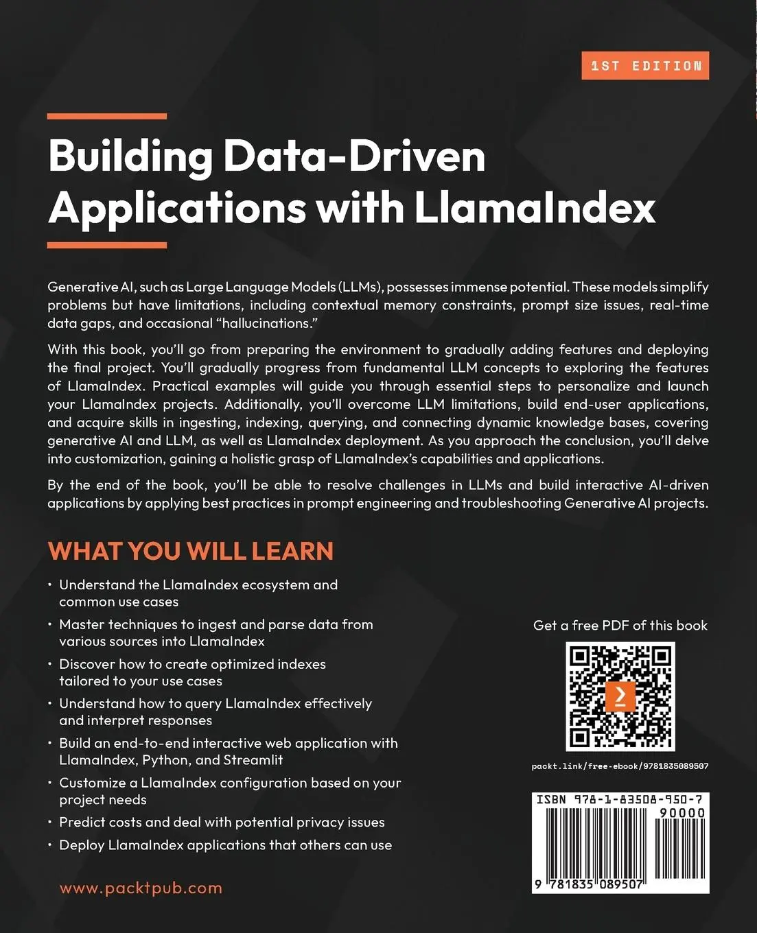 Rückseite: 9781835089507 | Building Data-Driven Applications with LlamaIndex | Andrei Gheorghiu