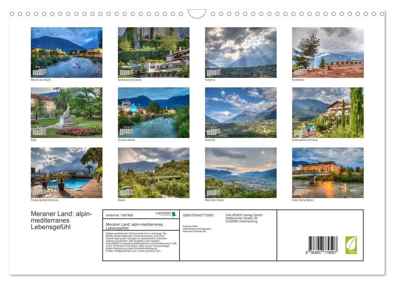 Bild: 9783457779507 | Meraner Land: alpin-mediterranes Lebensgefühl (Wandkalender 2026...