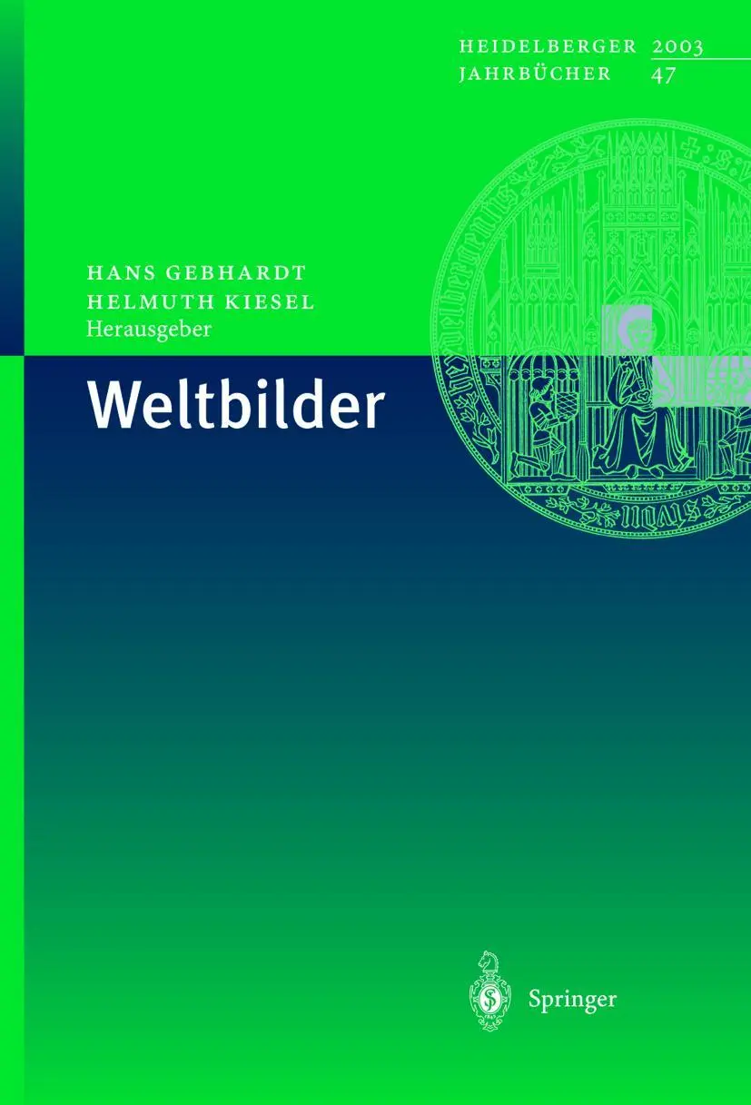 Cover: 9783540219507 | Weltbilder | Helmuth Kiesel (u. a.) | Taschenbuch | viii | Deutsch