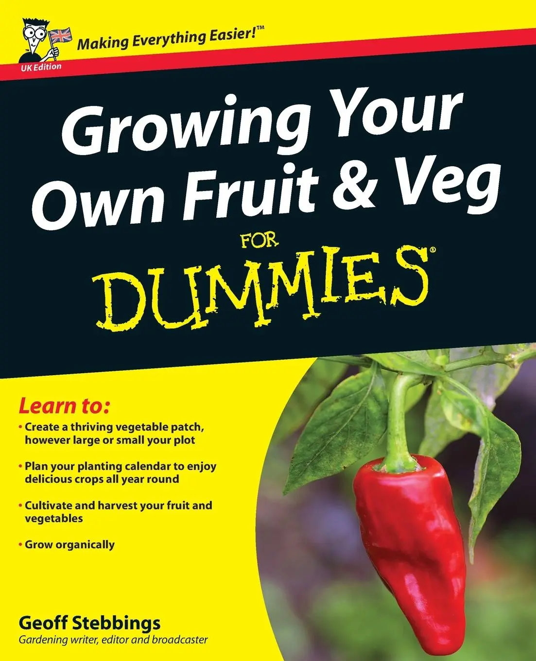 Cover: 9780470699607 | Growing Your Own Fruit and Veg for Dummies | Geoff Stebbings | Buch