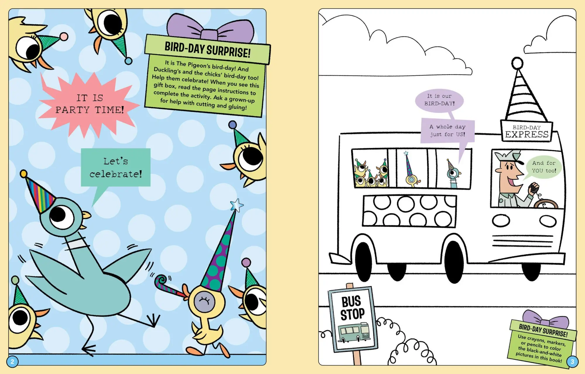 Bild: 9781454999607 | It's The Pigeon Party Book! | Mo Willems Workshop | Taschenbuch | 2026
