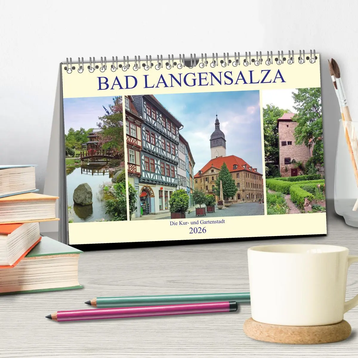 Bild: 9783457909607 | Bad Langensalza - Die Kur- und Gartenstadt (Tischkalender 2026 DIN...