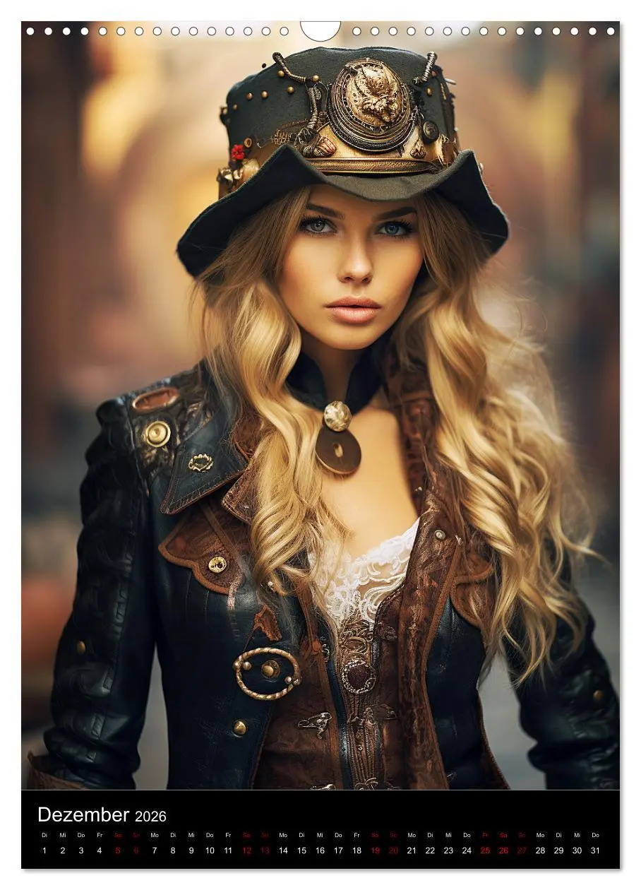 Bild: 9783516309607 | Steampunk. Faszinierend schöne Frauenportraits (Wandkalender 2026...