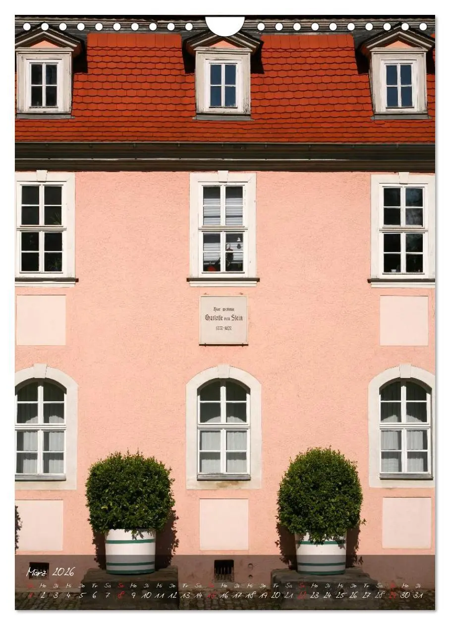Bild: 9783516479607 | Weimar (Wandkalender 2026 DIN A4 hoch), CALVENDO Monatskalender | Berg
