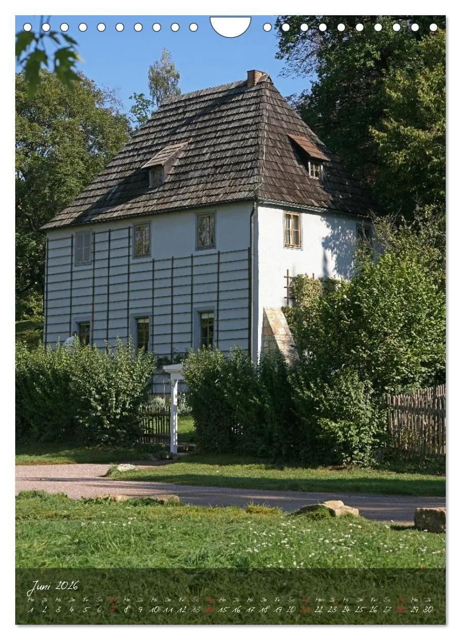 Bild: 9783516479607 | Weimar (Wandkalender 2026 DIN A4 hoch), CALVENDO Monatskalender | Berg