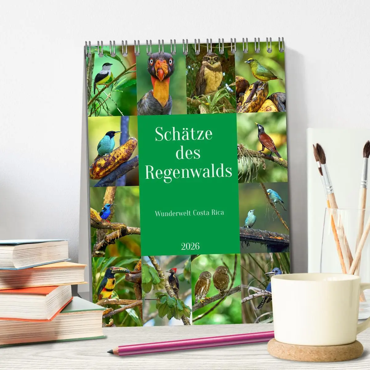 Bild: 9783516619607 | Schätze des Regenwalds (Tischkalender 2026 DIN A5 hoch), CALVENDO...