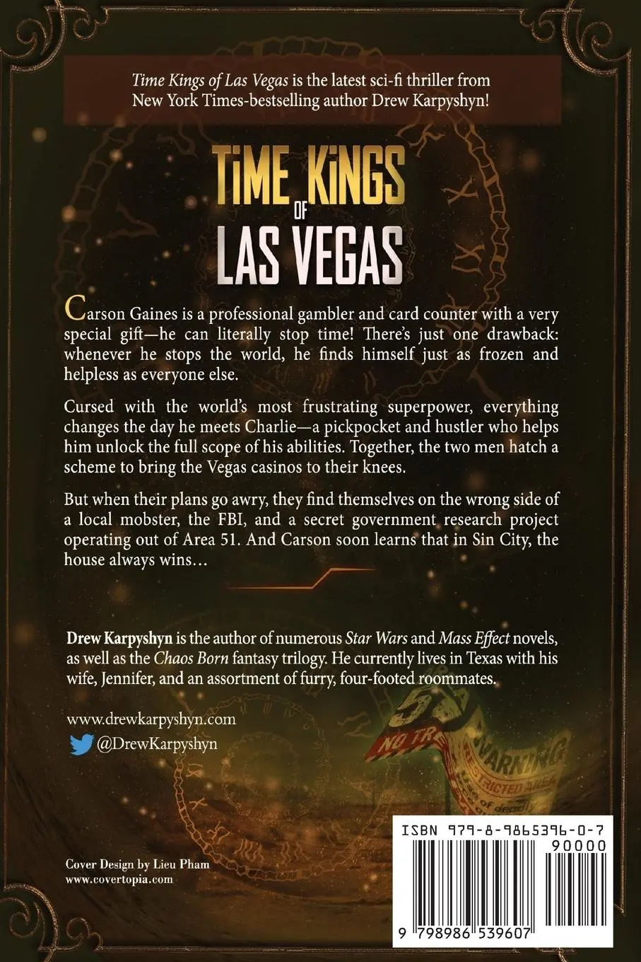 Rückseite: 9798986539607 | Time Kings of Las Vegas | Drew Karpyshyn | Taschenbuch | Englisch