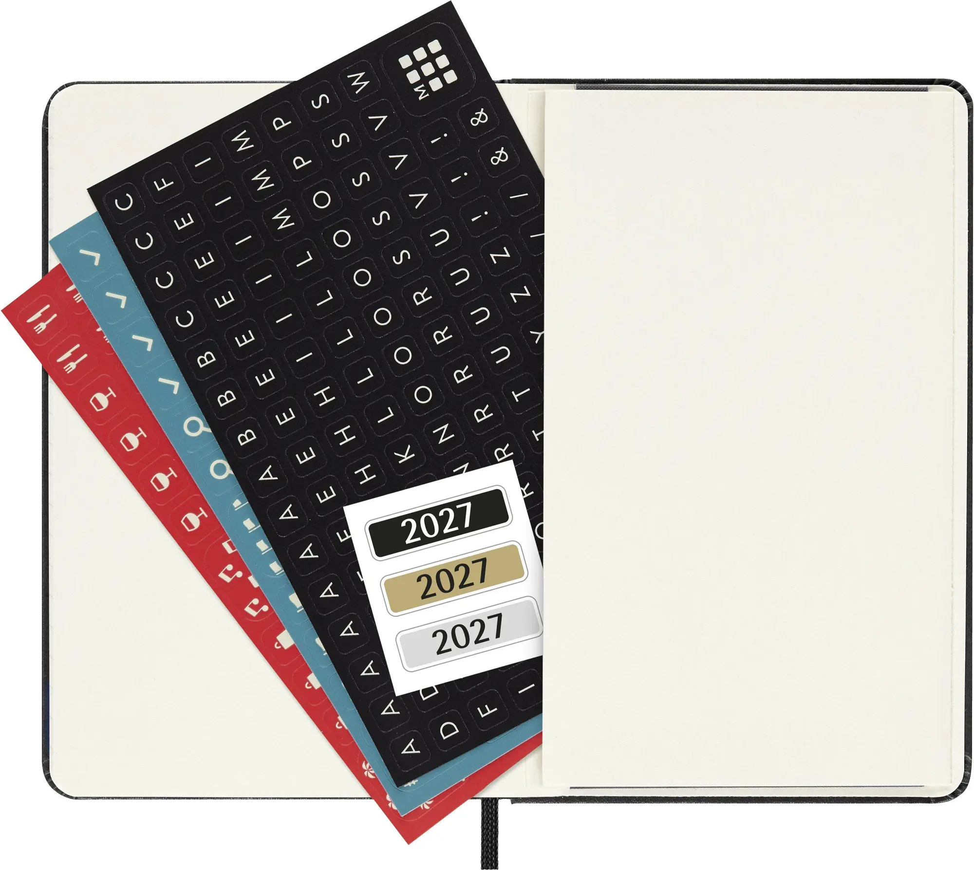 Bild: 8056999279707 | Moleskine 12 Monate Wochenkalender 2027, Pocket/A6, 1 Wo = 2...