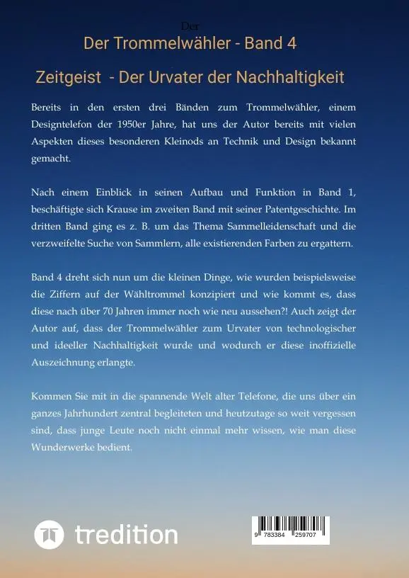 Rückseite: 9783384259707 | Der Trommelwähler - Band 4 | Christoph T. M. Krause | Buch | 148 S.