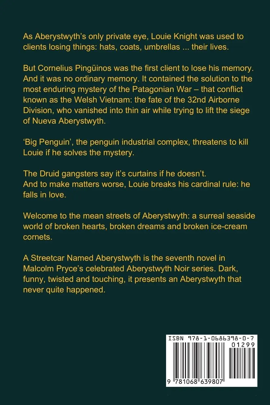 Rückseite: 9781068639807 | A Streetcar Named Aberystwyth | Malcolm Pryce | Taschenbuch | Englisch