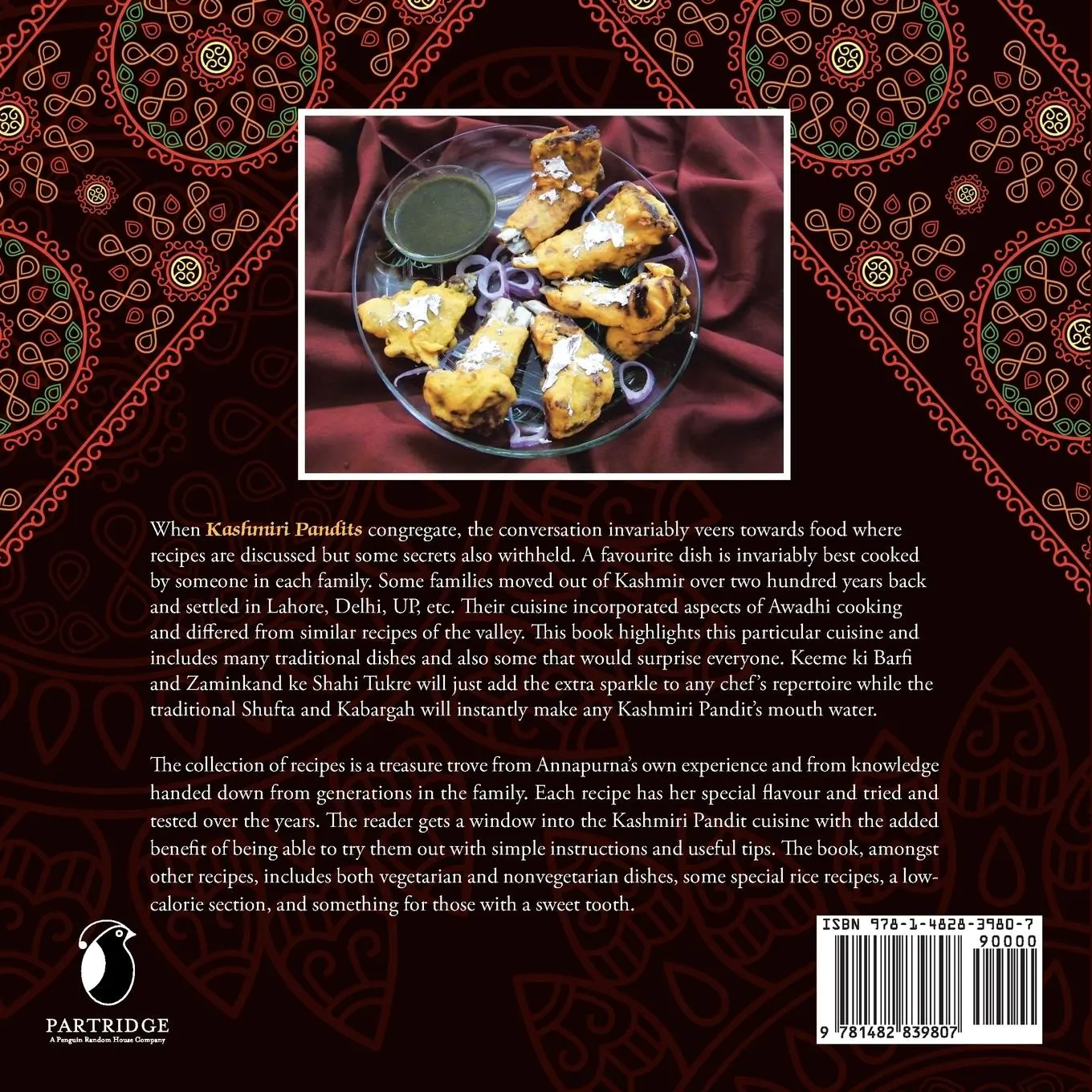 Rückseite: 9781482839807 | Multiple Flavours of Kashmiri Pandit Cuisine | Annapurna Chak | Buch