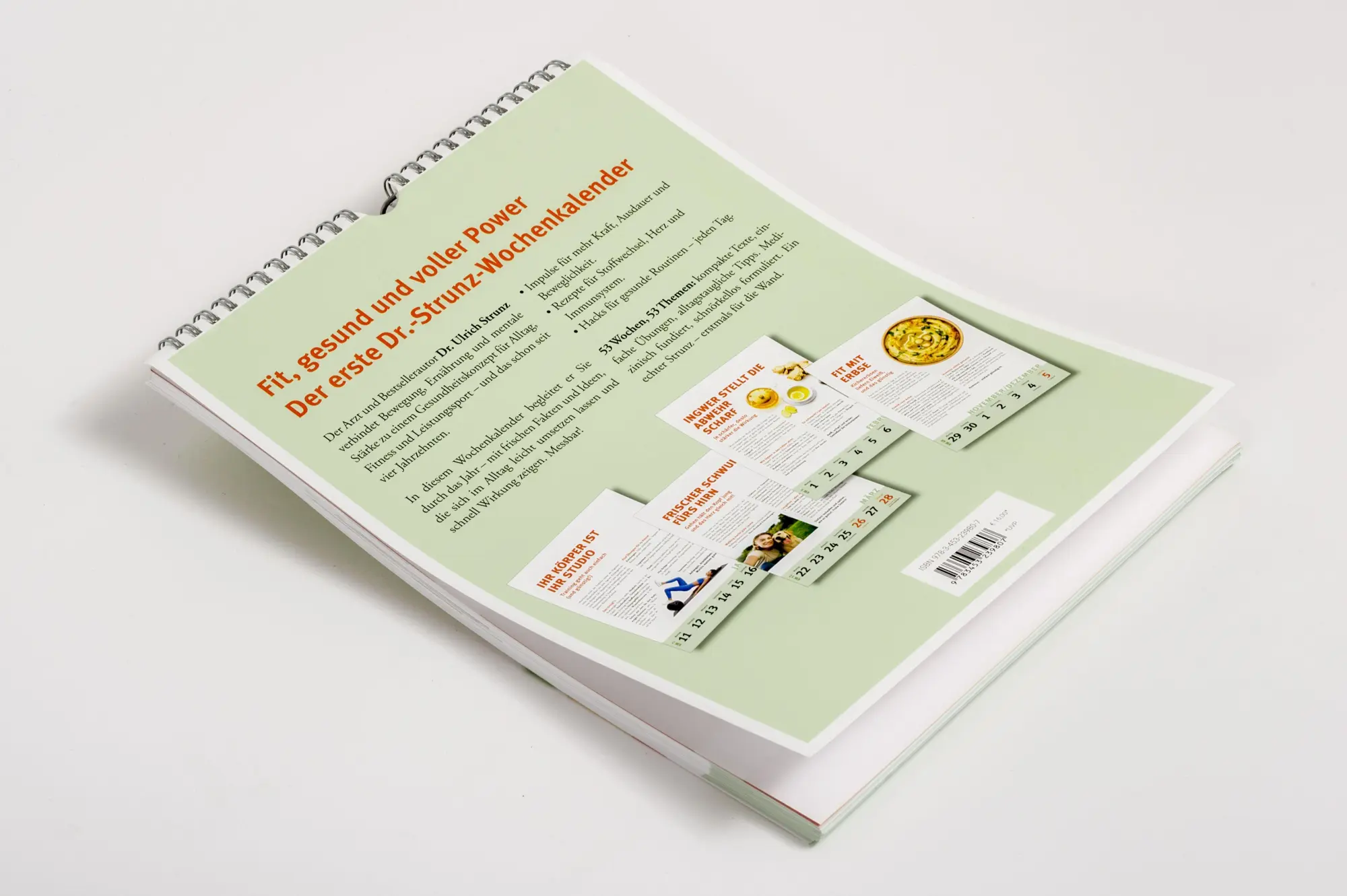 Bild: 9783453239807 | Fit und gesund durchs Jahr - Der Strunz-Wochenkalender 2027 | Strunz